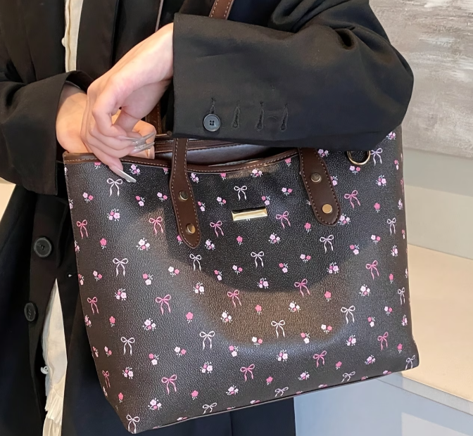 CARTERA LAZOS MAS COSMETIQUERA - CAFE