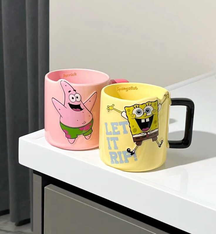 TAZA BOB ESPONJA Y PATRICO